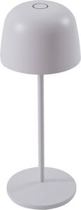 Lindby Lampada da tavolo ricaricabile a LED Arietty, bianca, dimmerabile, IP65
