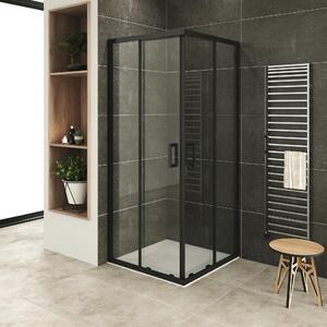 Cabina doccia i-flair ad ante scorrevoli 80x80x190 cm in vetro di sicurezza trasparente da 6 mm - DK79