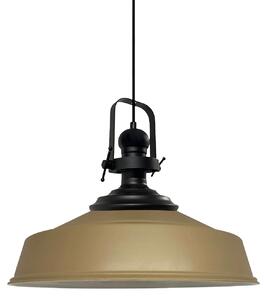 Lampada a sospensione Beige-Asletl Lampada a sospensione in metallo Ø40 cm, lampada moderna