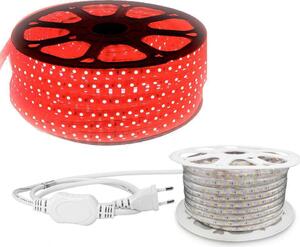 Striscia LED rossa da 10 m, 60 LED SMD 5050 per metro - IP65 per interni ed esterni