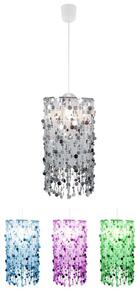 Lampada a sospensione LED RGB, argento 27 cm