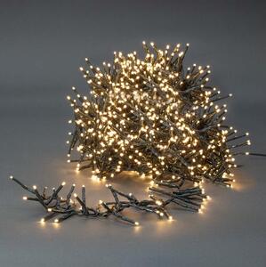 Nedis CLCS1512- Catena di Natale da esterno LED 1512xLED/7 funzioni 14m IP44 bianco caldo