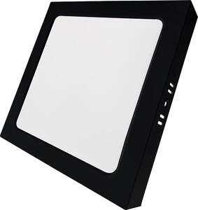 LUXULA Plafoniera LED, 24W, EEK: F, 2400lm, CCT, IP44, quadrata, nero