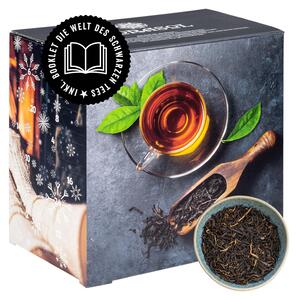 Calendario dell'Avvento con tè nero Corasol Premium, 24 tè neri di alta qualità provenienti da tutto il mondo per buongustai (178 g)