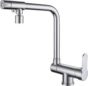 Miscelatore da cucina Famanu – design flessibile – finitura cromata