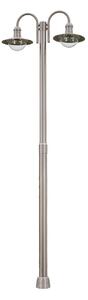 Lindby luce per esterni Damion, 200 cm, 2 luci, E27, IP44