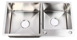 Lavello a due vasche - set da cucina con scarico
