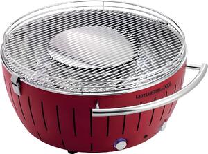 LotusGrill XXL (G600) griglia da giardino da 21,8 kg, rosso fuoco con connessione USB