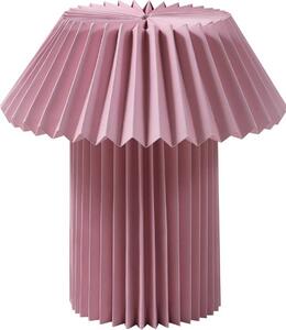 Lindby lampada da tavolo Magali, rosa, carta, Ø 34 cm, E14