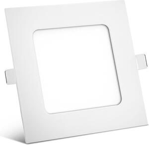 Pannello LED angolare da 6w da incasso luce spot da soffitto pannello piatto sottile quadrato 12x12 cm bianco caldo
