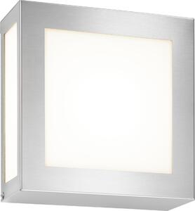CMD 17/BM Applique quadrata in acciaio inox IP44 E27 con rilevatore di movimento