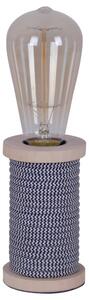Lampada da tavolo Max E27 Ø7cm nero