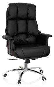 Hjh OFFICE Sedia professionale direzionale COMMANDER Sedia da ufficio ergonomica con braccioli Sedia girevole in per ufficio, casa