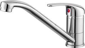 Rubinetto da lavabo Famanu, 35 cm, con miscelatore monocomando - Cromo