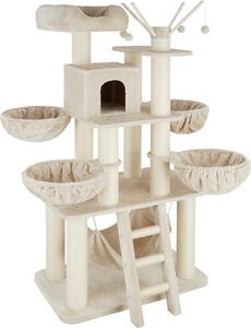 Tectake® tiragraffi Gismo 195 cm con scala, 4 palline e protezione antiribaltamento