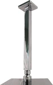 Supporto in acciaio inox Bituxx per soffione doccia quadrato 28 cm, MS-14433
