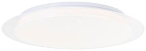 Plafoniera LED, Ø 40 cm, 24W, 2400lm, 3000K, metallo/plastica, bianco