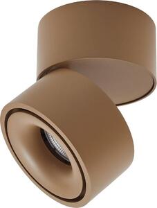 Faretto a soffitto Rotari, marrone, 1 luce, 8,9W