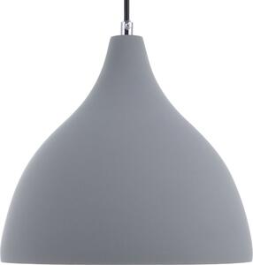 BELIANI Lampada a sospensione in cemento grigio pastello a forma di imbuto per la camera dei bambini design moderno