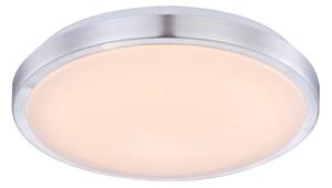 Lindby Lampada da soffitto LED Emelie, Ø 35 cm, colore alluminio, metallo