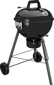 Barbecue a carbone Chelsea 480 C, nero
