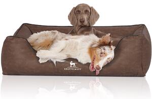 Cuccia per cani Scottsdale in ecopelle XXXL marrone