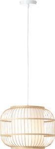Lampada a sospensione in stile naturale - Luce a sospensione regolabile in altezza - Ø 40cm