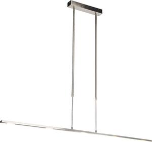 Lampada a sospensione moderna in acciaio con LED, regolabile Bold