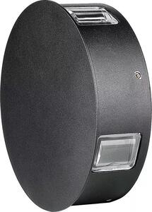 CB Elektro Lampada da parete a LED rotonda 4W 3000K 440lm nera rotonda IP65 VT-706 (V-TAC)