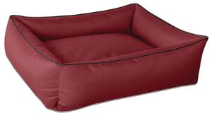 BedDog Lettino per cani MAX Divano per cani Cuscino per cani Lettino per cani con bordo, RED-WINE (rosso), (L) ca. 80x65x18 cm