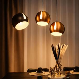 S.luce Ball lampada a sospensione paralume intercambiabile lampada a sospensione lampada a sospensione oro Ø 30cm cavo in bianco rotondo