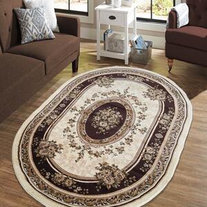 Esclusivo tappeto ovale in marrone Larghezza: 200 cm | Lunghezza: 300 cm