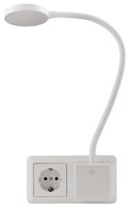EINLICHT Lampada LED a zoccolo | Halo | 3,3W, 438lm, touch a 3 livelli dimmerabile, bianco caldo 3000K, bianco