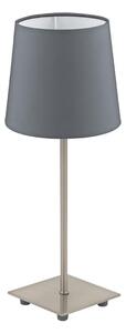 Eglo 54906 - Lampada da tavolo LED 1xE14/6W/230V grigio/cromo