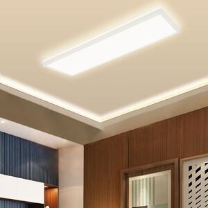 Plafoniera LED flat PULS angolare 23W bianco neutro - lampada a superficie con retroilluminazione, 230V, IP20