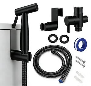 Set completo per doccia bidet in acciaio inossidabile, robusto, con supporto e flessibile