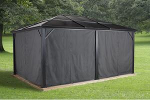 Tende Sojag con clip incluse per gazebo Meridien 1216 grigio scuro