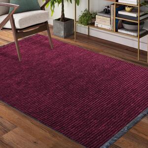 Elegante tappeto antiscivolo colore bordeaux Larghezza: 160 cm | Lunghezza: 230 cm