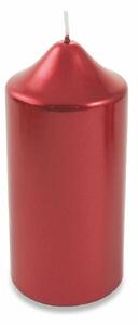 Candela cilindrica in cera per decorazioni e centritavola 7xh15 cm - Red