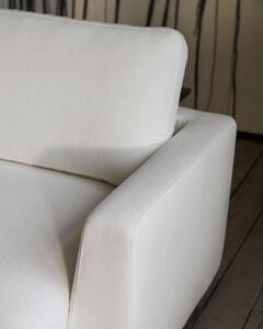 Divano Gala a 4 posti con chaise longue sinistra bianco 300 cm