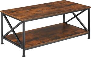 Tectake® Couchtisch Pittsburgh 100 x 55 x 45,5 cm
