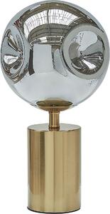 BELIANI Lampada da tavolo ottone metallo vetro paralume moderno glamour design illuminazione soggiorno