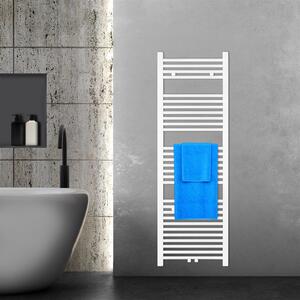 VILSTEIN radiatore da bagno, radiatore da bagno, radiatore per asciugamani attacco laterale e attacco centrale, radiatore piatto, radiatore da bagno piatto, radiatore per asciugamani da bagno, bianco, 626W, 150x50 cm