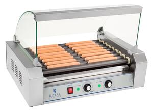 Expondo Royal Catering Griglia per hot dog - 9 rulli - Teflon