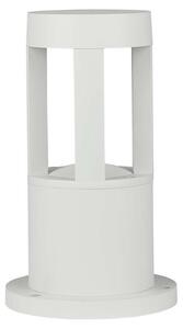 Lampada da terra a LED, per esterni, alluminio, bianco, IP65, H 25cm