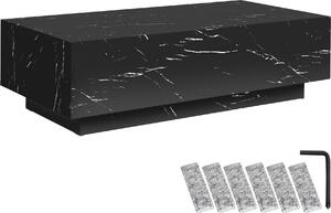 Tavolino tectake® Lasley con protezione del pavimento, portata 45 kg