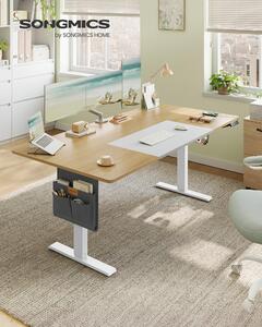 SONGMICS Scrivania regolabile in altezza con motore elettrico, porta USB-C, 180 cm, regolazione continua, funzione memoria con 4 livelli di altezza