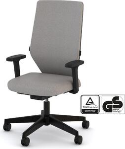 Sedia da ufficio ASSMANN Streamo con schienale imbottito beige