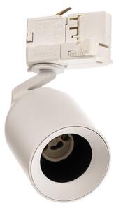 Faretto su binario Arcchio Brinja, bianco, Ø 6,5 cm, GU10 a 3 fasi