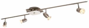 Lampada a soffitto con faretti orientabili, lunghezza 110 cm